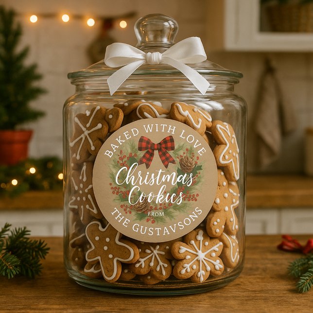 Etiqueta de Hoja de Galletas de Navidad Hechas a M (Subido por el creador)
