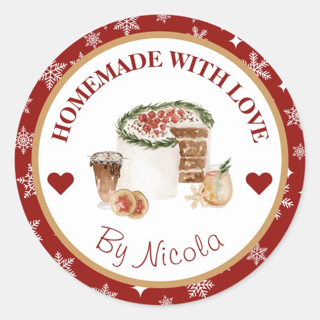 Etiqueta de hormigón casera de vacaciones para nav (Anverso)