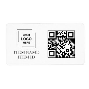 Etiqueta de ID de producto de código QR de inventa