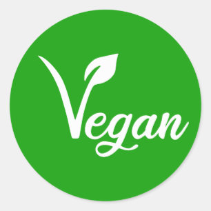 Etiqueta de identificación vegana,