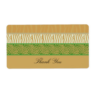 Etiqueta de impresión de harina animal