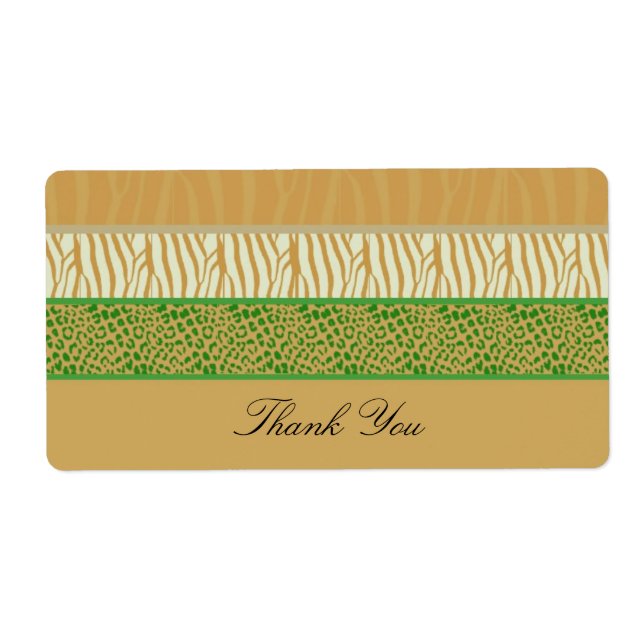 Etiqueta de impresión de harina animal (Frente)