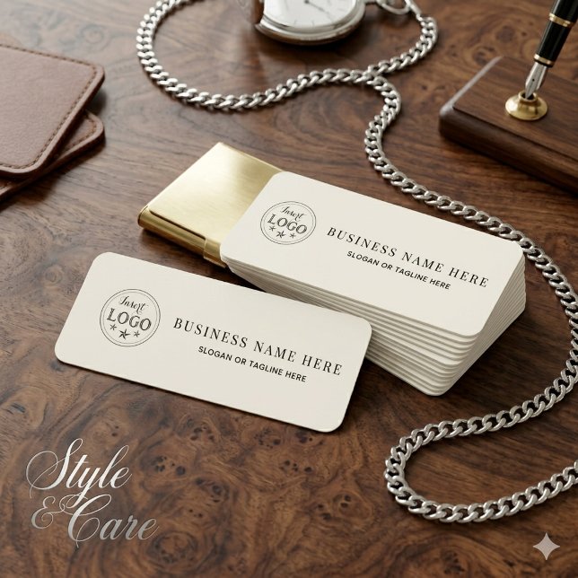 Etiqueta de información comercial personalizada im (Waterproof Custom Business Info Label for Surfaces)