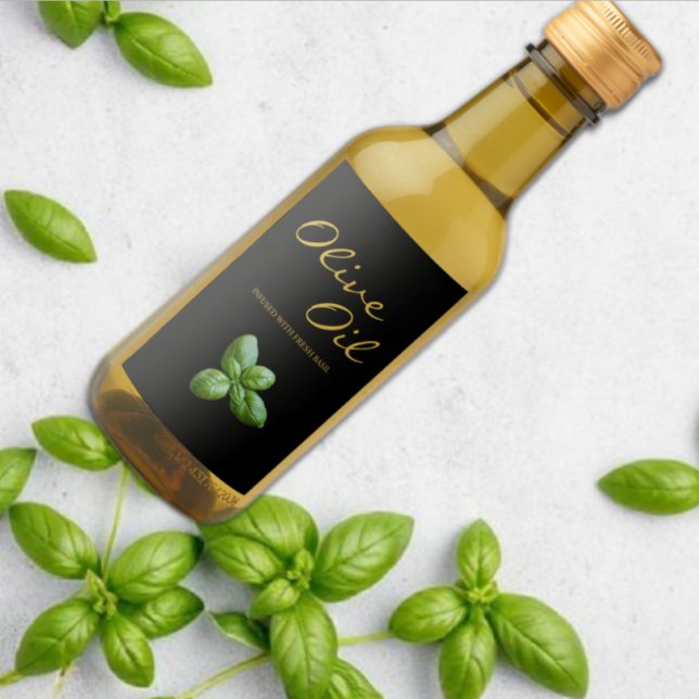 Etiqueta de infusión de Basil Olive Oil Favorito (Subido por el creador)