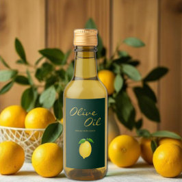 Etiqueta de infusión de Lemon Olive Favorito
