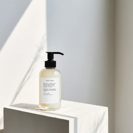 Etiqueta de ingrediente del producto para el cuida