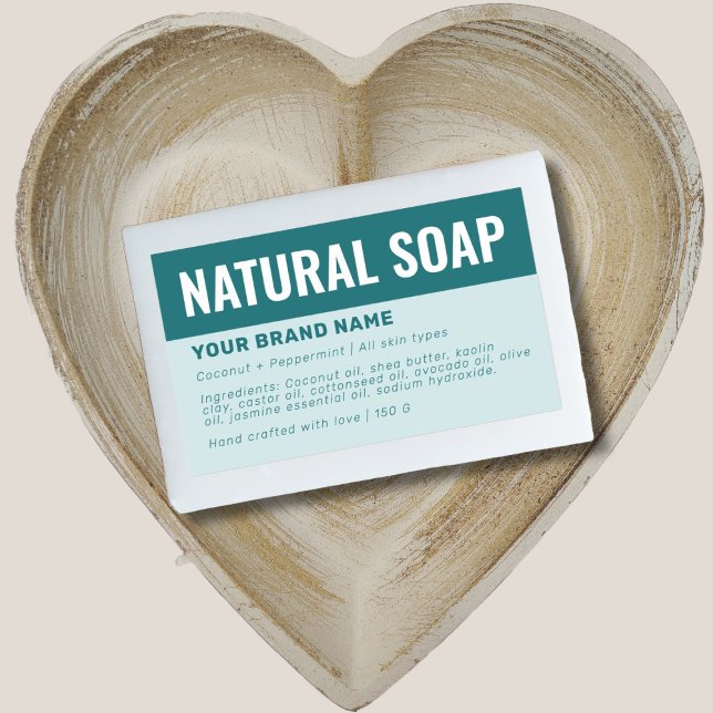 Etiqueta de ingredientes de embalaje de jabón pers (Subido por el creador)