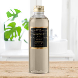 etiqueta de ingredientes impermeables - cuadrado d