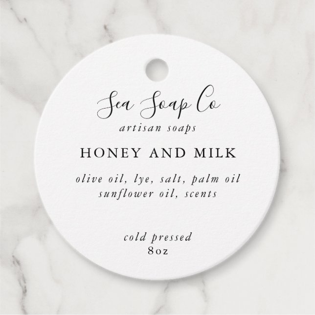 Etiqueta de jabón (Anverso)