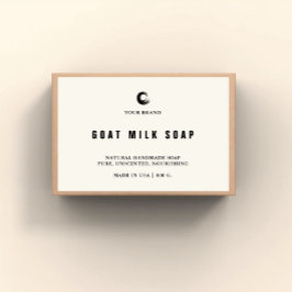 Etiqueta de jabón hecha a mano