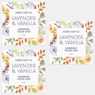 Etiqueta de jabón hecha a mano | Su logotipo aquí