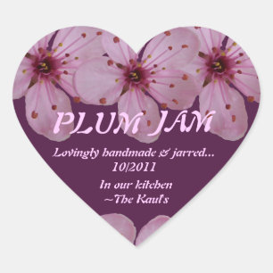 Etiqueta de Jam Jar de Plum (Personalize)