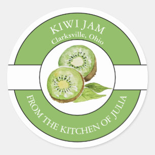 Etiqueta de Jam Kiwi