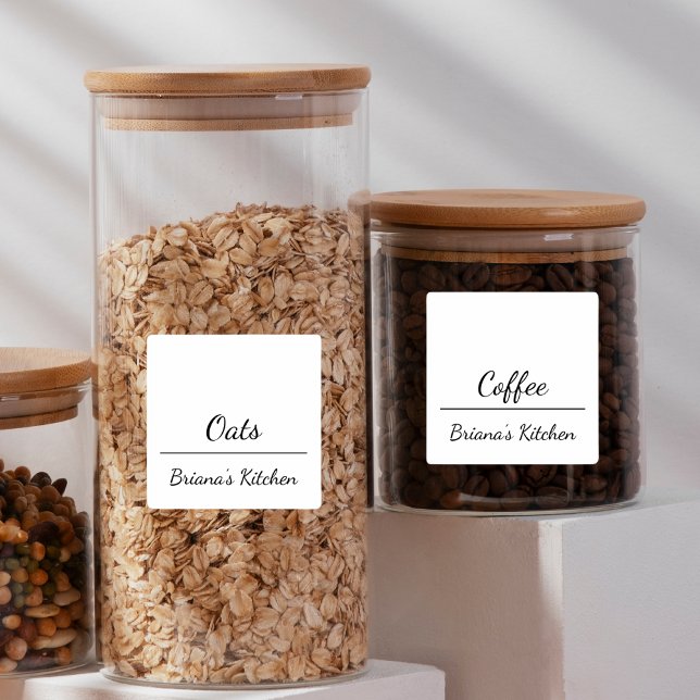 Etiqueta de jarrete de cocina y Moda simple (Subido por el creador)