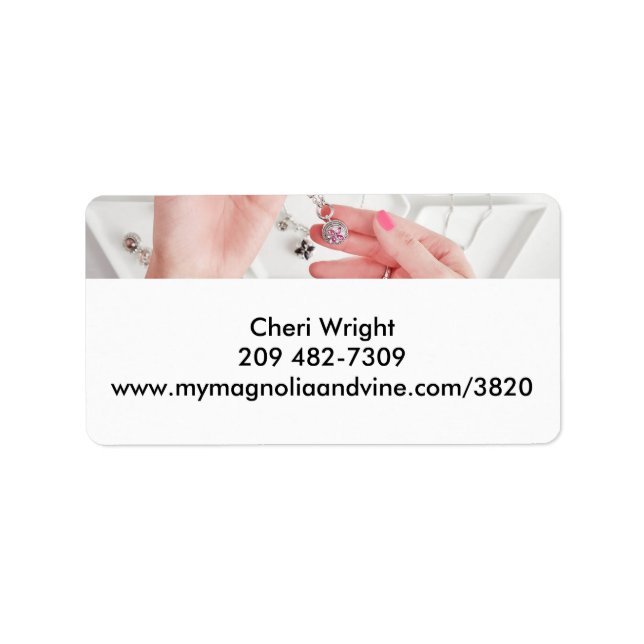 Etiqueta de joyería (Frente)