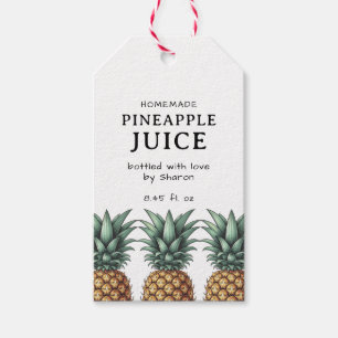 Etiqueta de Jugo de Piña