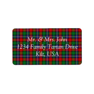 Etiqueta de Kilgore Tartan