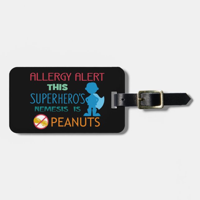 Etiqueta de la alarma del super héroe de la (Frente Horizontal)