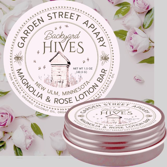 ETIQUETA DE LA BARRA DE LA cera de abejas (Subido por el creador)