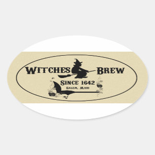 Etiqueta de la bebida - Brew de las brujas