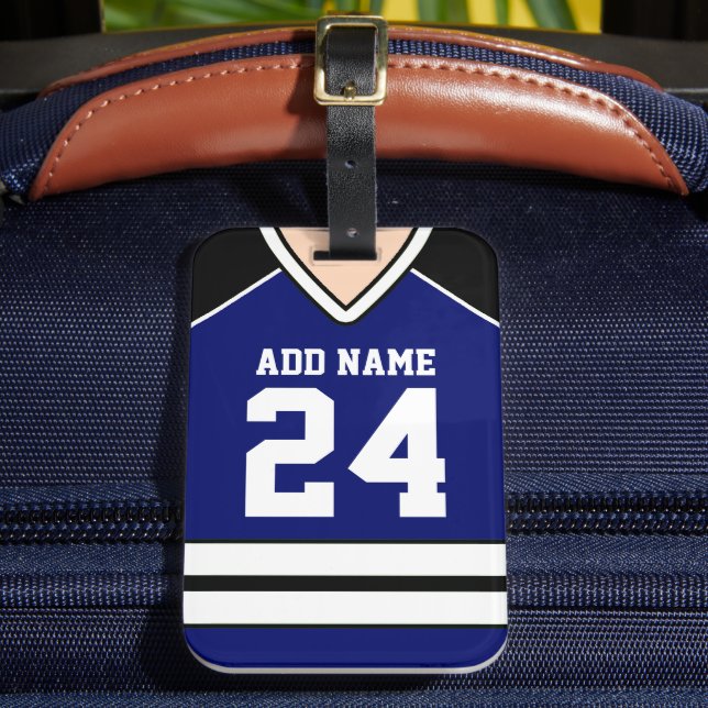 Etiqueta de la bolsa de hockey Jersey personalizad (Anverso In situ 2)