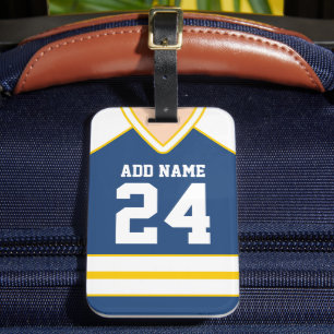 Etiqueta de la bolsa de hockey Jersey personalizad