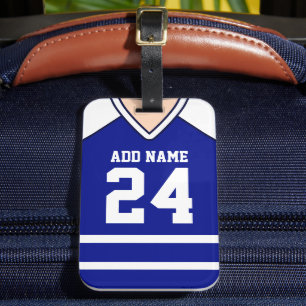 Etiqueta de la bolsa de hockey Jersey personalizad