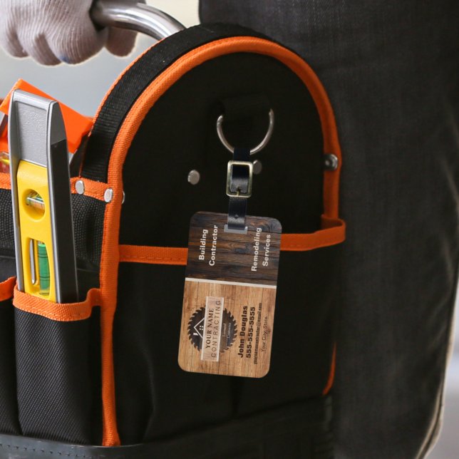 Etiqueta de la bolsa de la herramienta del logotip (Subido por el creador)