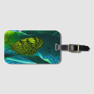 Etiqueta de la bolsa de mariposa