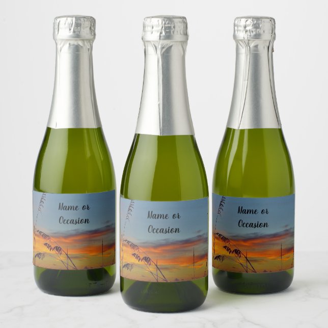 Etiqueta de la botella de Beach Sunset (Botellas)