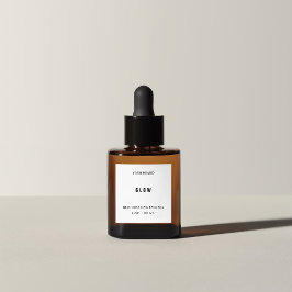 Etiqueta de la botella de la minifunda de aceite d