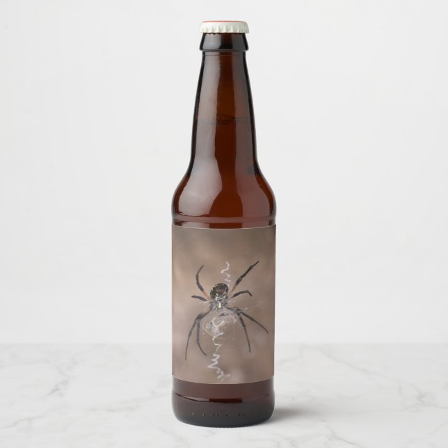 Etiqueta de la botella de Spider (Anverso)