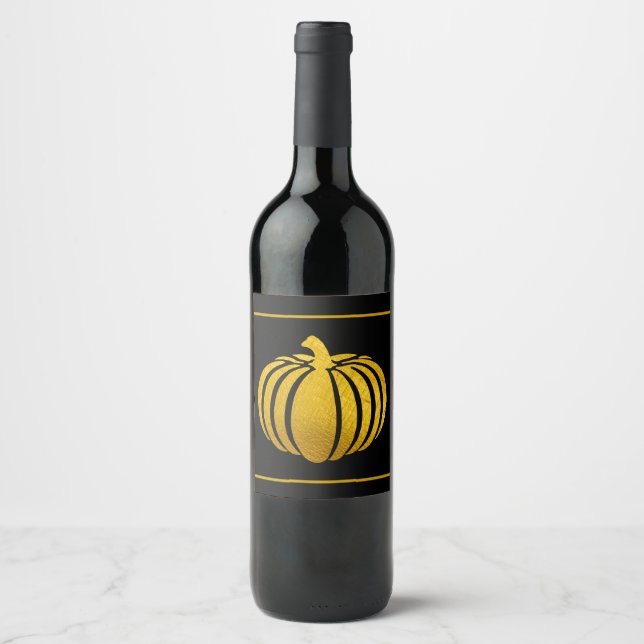 Etiqueta de la botella de vino de calabaza de Reli (Anverso)