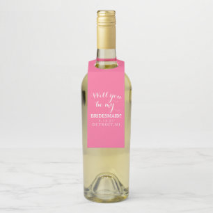 Etiqueta de la botella - usted será mi rosa de la