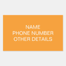 Etiqueta de la caja de almacenamiento de la univer