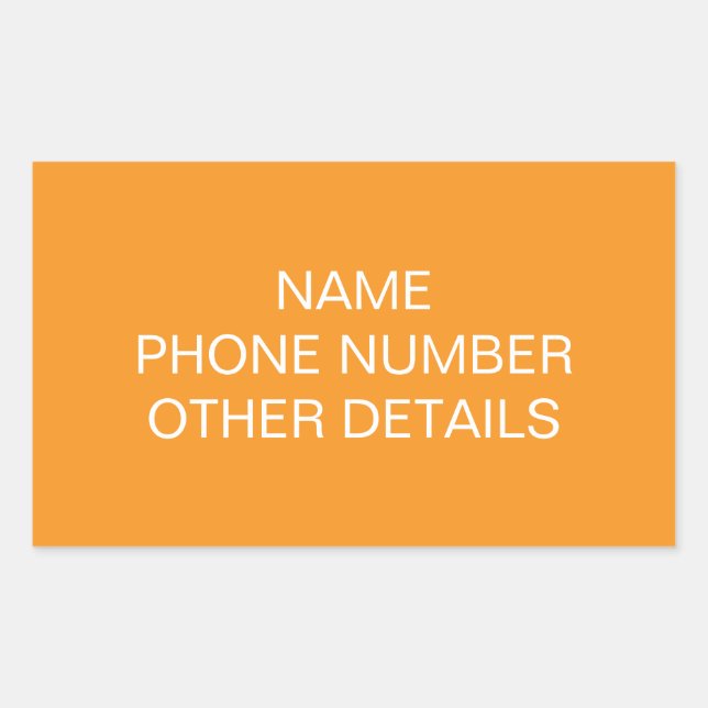 Etiqueta de la caja de almacenamiento de la univer (Anverso)