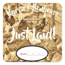 ETIQUETA DE LA CARTONAJE DE HUEVO DE POLLO