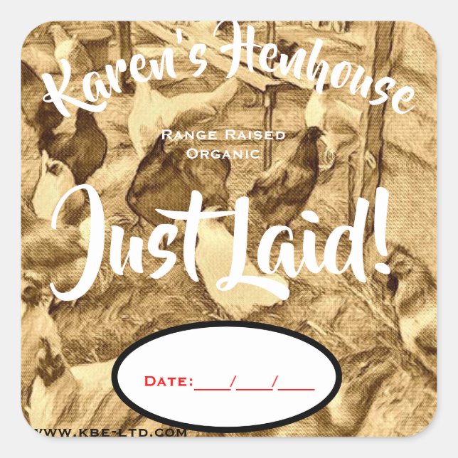 ETIQUETA DE LA CARTONAJE DE HUEVO DE POLLO (Anverso)