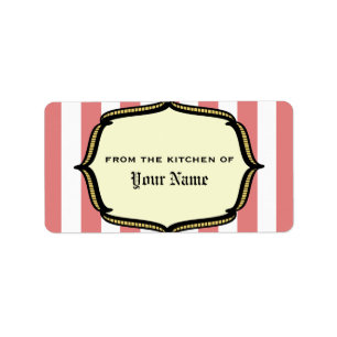 Etiqueta de la cocina - circo del vintage