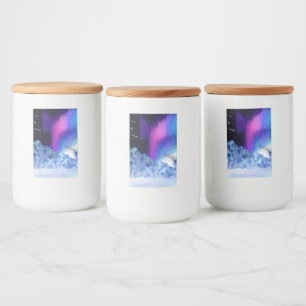 Etiqueta de la comida Winter Wonderlights