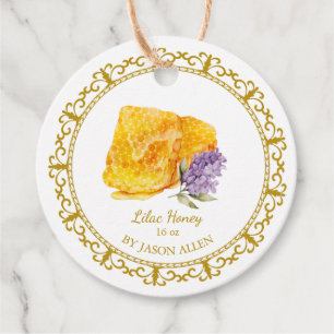 Etiqueta de la Cubierta de Miel Infusada por Lilac