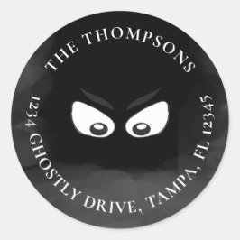 Etiqueta de la dirección de devolución de ghost de