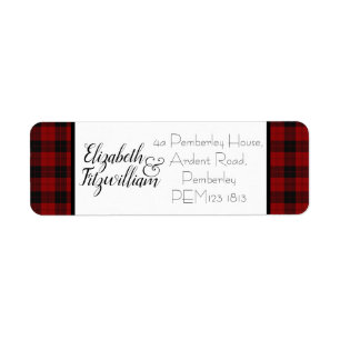 Etiqueta de la dirección de devolución de la bande