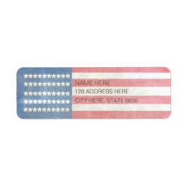 Etiqueta de la dirección de devolución de la bande