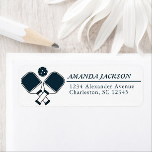 Etiqueta de la dirección de devolución de las pale