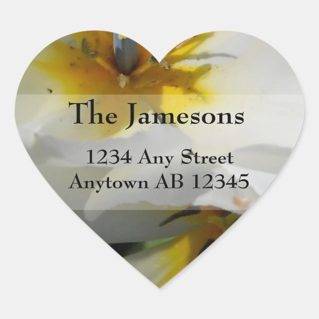 Etiqueta de la dirección de devolución del Boda Li (Anverso)