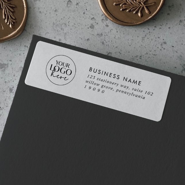 Etiqueta de la dirección de devolución del logotip (Subido por el creador)