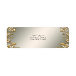 Etiqueta de la dirección de devolución del Ornato 