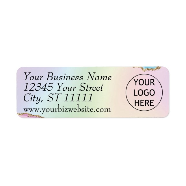 Etiqueta de la dirección de devolución del Purpuri (Frente)