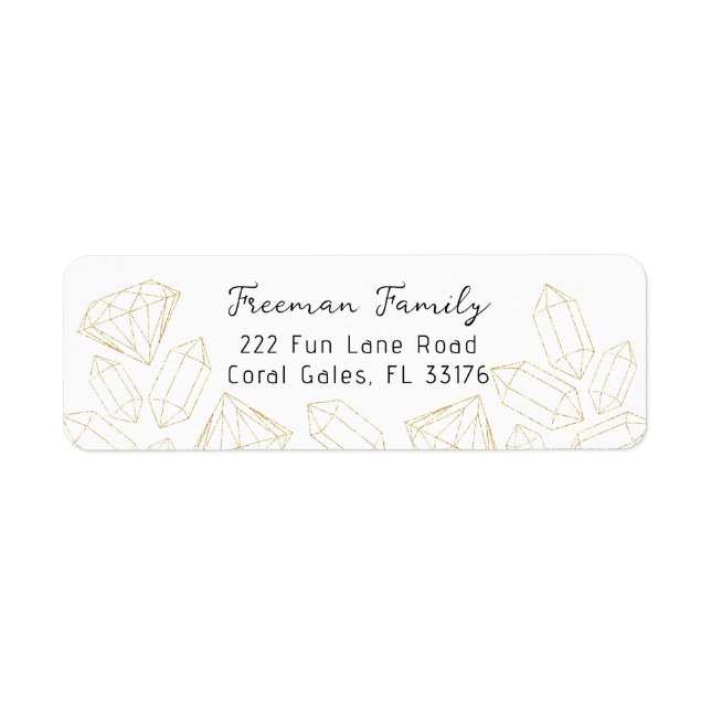 Etiqueta de la dirección de devolución del Purpuri (Frente)